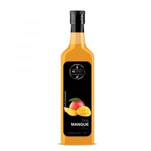 Sirop Mangue 1L de Polycafe : Sirop de qualité supérieure au goût exotique de mangue pour sucrer et aromatiser vos boissons et desserts préférés. Pratique avec son bouchon verseur.