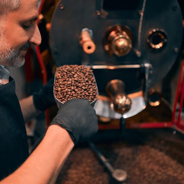 torréfaction des grains de café