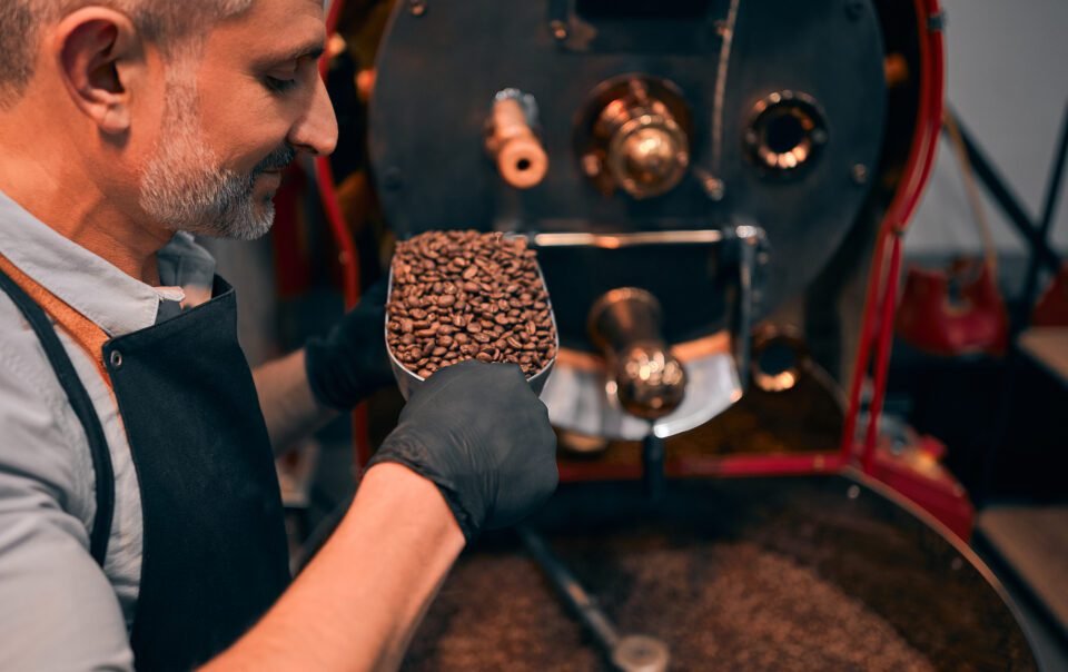 torréfaction des grains de café